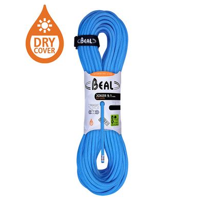 Rope Beal Joker 9.1 unicore 60m Dry Cover - blue