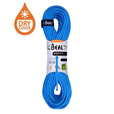 Rope Beal Opera 8.5mm Unicore 60m Dry Cover - blue